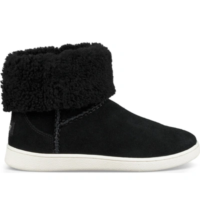 Shop Ugg Mika Classic Genuine Shearling Sneaker In Black