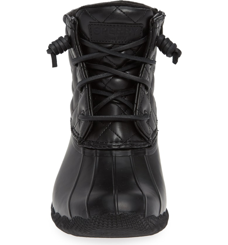 quilted luxe saltwater waterproof bootie