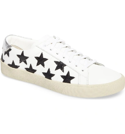 Shop Saint Laurent Classic Court Sneaker In White/ Black