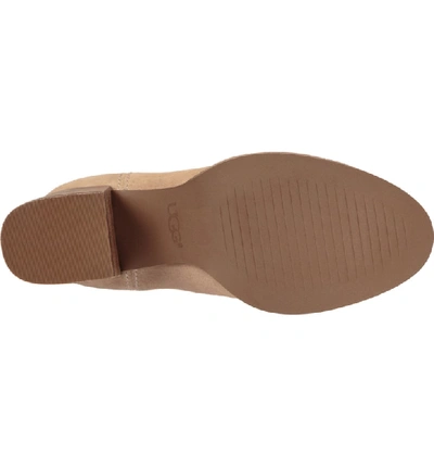 Ugg Women s Faye Round Toe Suede Mid heel Booties In Tideline