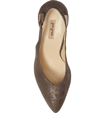 Shop Paul Green Sasha Pump In Earth Metallic