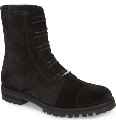 Shop Jimmy Choo Piper Combat Boot In Black