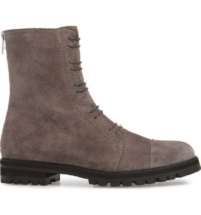 Shop Jimmy Choo Piper Combat Boot In Dark Grey