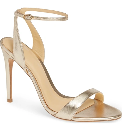 Shop Alexandre Birman Willow Sandal In Golden Leather