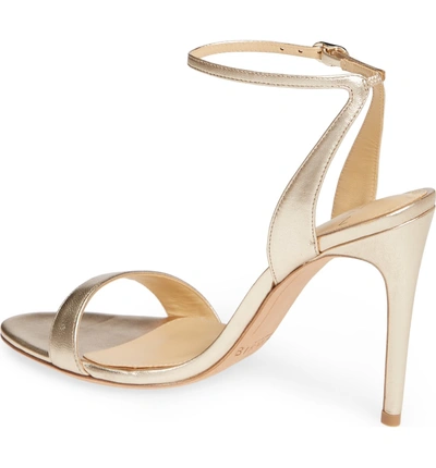 Shop Alexandre Birman Willow Sandal In Golden Leather