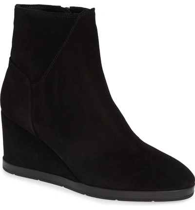 Shop Aquatalia Judy Weatherproof Wedge Bootie In Black