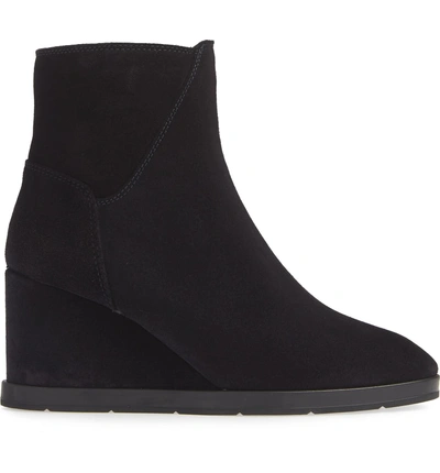 Shop Aquatalia Judy Water Resistant Wedge Bootie In Navy