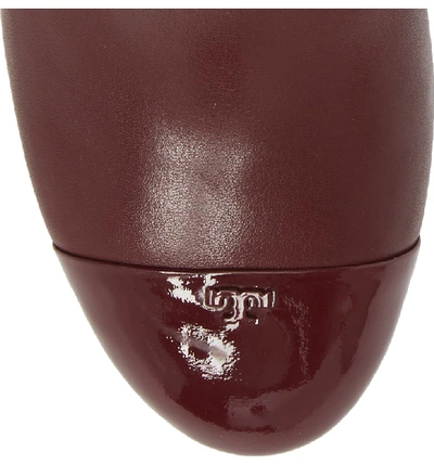 Shop Tory Burch Shelby Cap Toe Bootie In New Claret