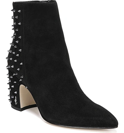 Shop Sam Edelman Heath Bootie In Black Suede