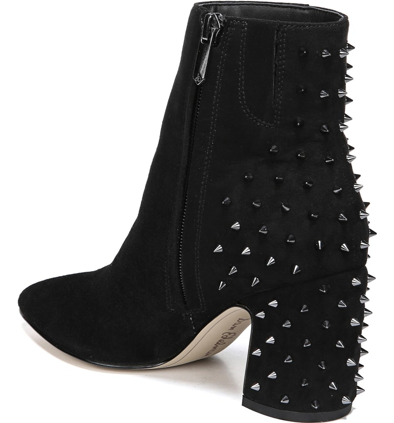 sam edelman heath studded heel bootie
