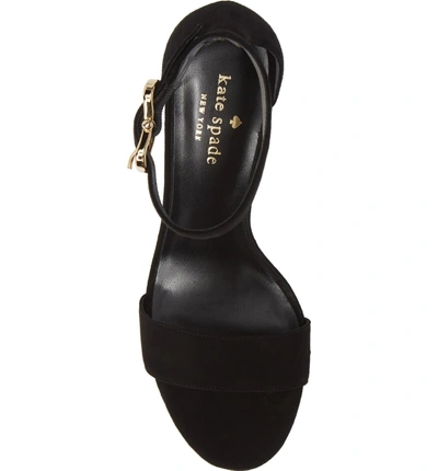 Shop Kate Spade Susane Sandal In Black Suede
