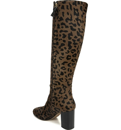 Shop Diane Von Furstenberg Reese Genuine Calf Hair Boot In Leopard Calf Hair