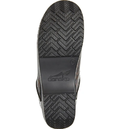 Shop Dansko 'professional' Clog In Multi Scribble Patent Leather