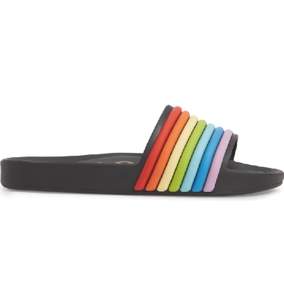 Shop Melissa Beach Slide Sandal In Black Multi