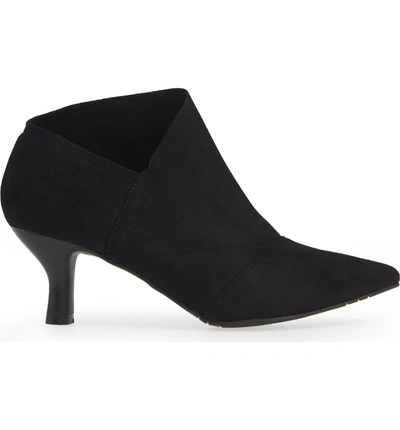 Shop Adrianna Papell Hayes Pointy Toe Bootie In Black Suede