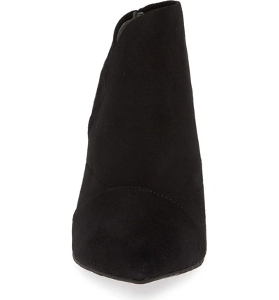 Shop Adrianna Papell Hayes Pointy Toe Bootie In Black Suede