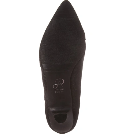 Shop Adrianna Papell Hayes Pointy Toe Bootie In Black Fabric
