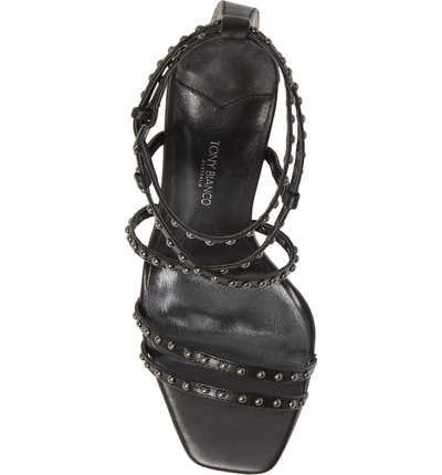 Shop Tony Bianco Saville Sandal In Black Como Leather