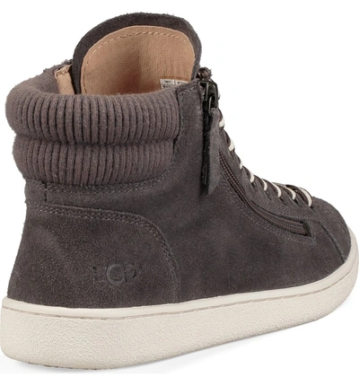 Ugg Olive High Top Sneaker In Charcoal | ModeSens