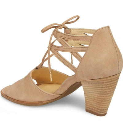 Shop Paul Green Veronica Sandal In Sisal Nubuk