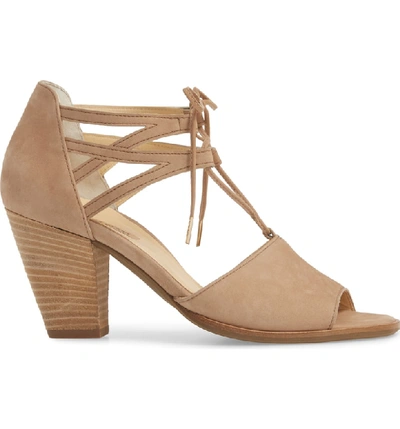 Shop Paul Green Veronica Sandal In Sisal Nubuk