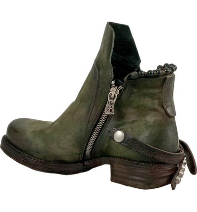 Shop A.s.98 Slade Bootie In Green