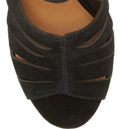Shop 1.state Nallay Block Heel Sandal In Black Suede
