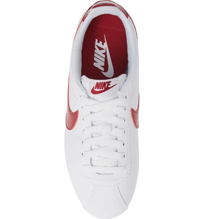 Shop Nike Classic Cortez Sneaker In White/ Red Crush