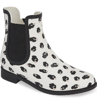 Shop Alice And Olivia Rainley Stace Face Bootie In White Stacey Face