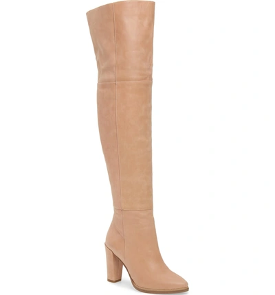 Shop Alias Mae Alla Over The Knee Boot In Blush Leather