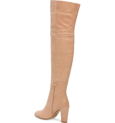 Shop Alias Mae Alla Over The Knee Boot In Blush Leather