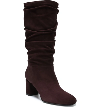 Shop Via Spiga V-naren Slouchy Boot In Port Suede