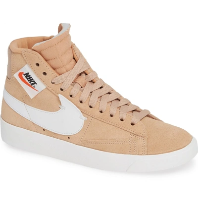 Shop Nike Blazer Mid Rebel Sneaker In Bio Beige/ Summit White/ Black