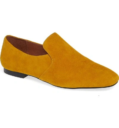 Shop Jeffrey Campbell Priestly Loafer In Mustard Suede