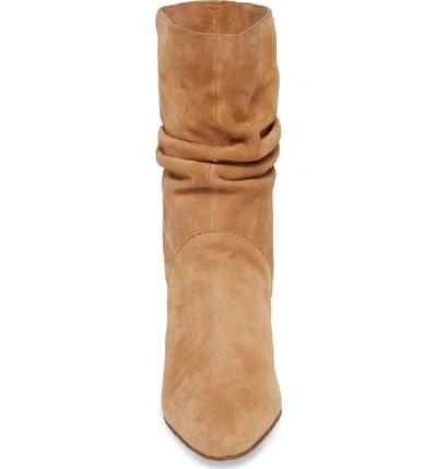 Shop Splendid Nica Slouchy Boot In Light Oak Suede