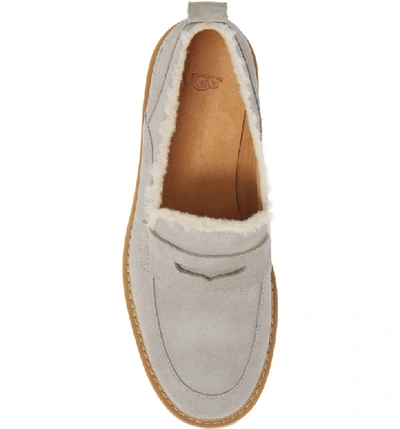 Ugg Atwater Spill Seam Wedge Loafer In Seal Leather | ModeSens