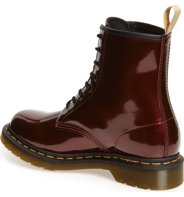 dr martens chrome oxblood