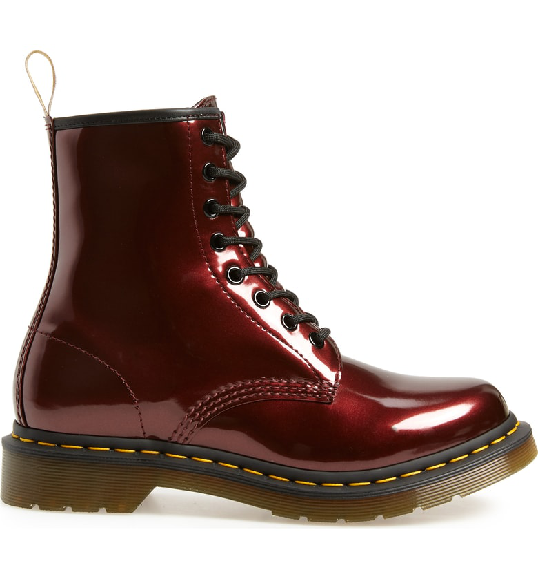 dr martens chrome oxblood