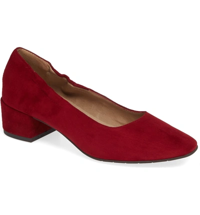 Shop Eileen Fisher Winn Pump In Cerise Suede