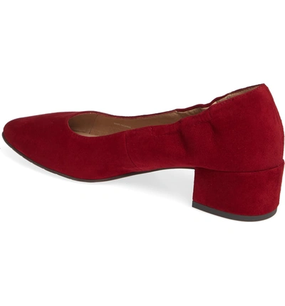 Shop Eileen Fisher Winn Pump In Cerise Suede