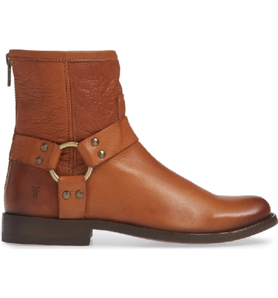 Shop Frye 'phillip' Harness Boot In Whiskey Leather