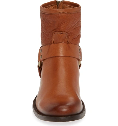 Shop Frye 'phillip' Harness Boot In Whiskey Leather