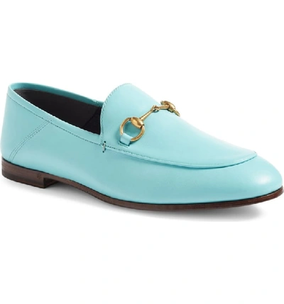 Shop Gucci Brixton Convertible Loafer In Blue Leather