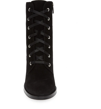 Shop La Canadienne Parker Waterproof Bootie In Black Suede