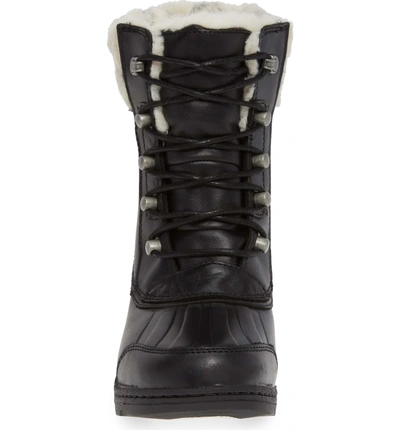 Shop Sorel Whistler(tm) Waterproof Insulated Boot In Black/ Black/ Natural