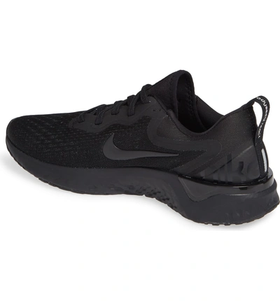 Shop Nike Odyssey React Running Shoe In Black/ Black-black