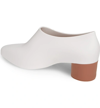 Shop Melissa Mid Pump In White Brown Rubber