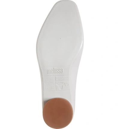Shop Melissa Mid Pump In White Brown Rubber