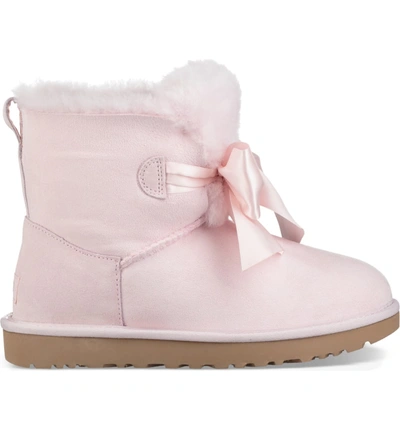 Ugg Mini Gita Bow Boot In Seashell Pink | ModeSens