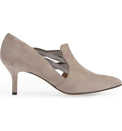 Shop Amalfi By Rangoni Paolo Pump In Stone Suede